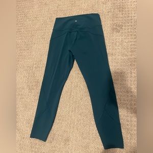 LuluLemon size 10 Teal Leggings